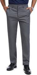 Men's Tall Classic Fit Flex Flat Front Dress Pants (Style YZMC)