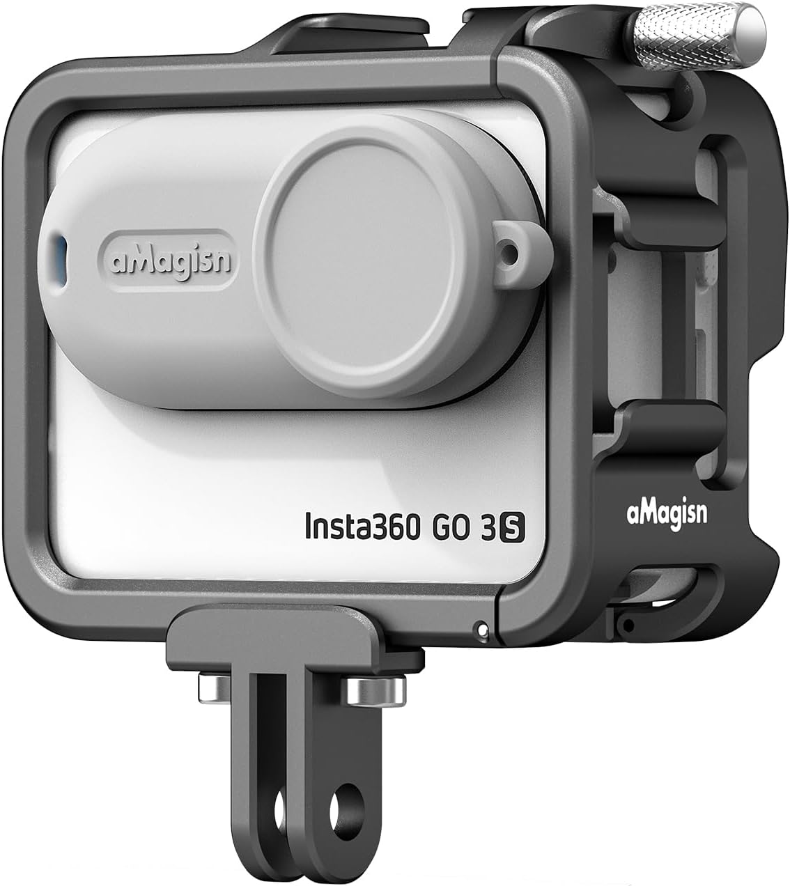 Aluminum Frame Cage with Silicone Case for Insta360 GO 3S/GO 3