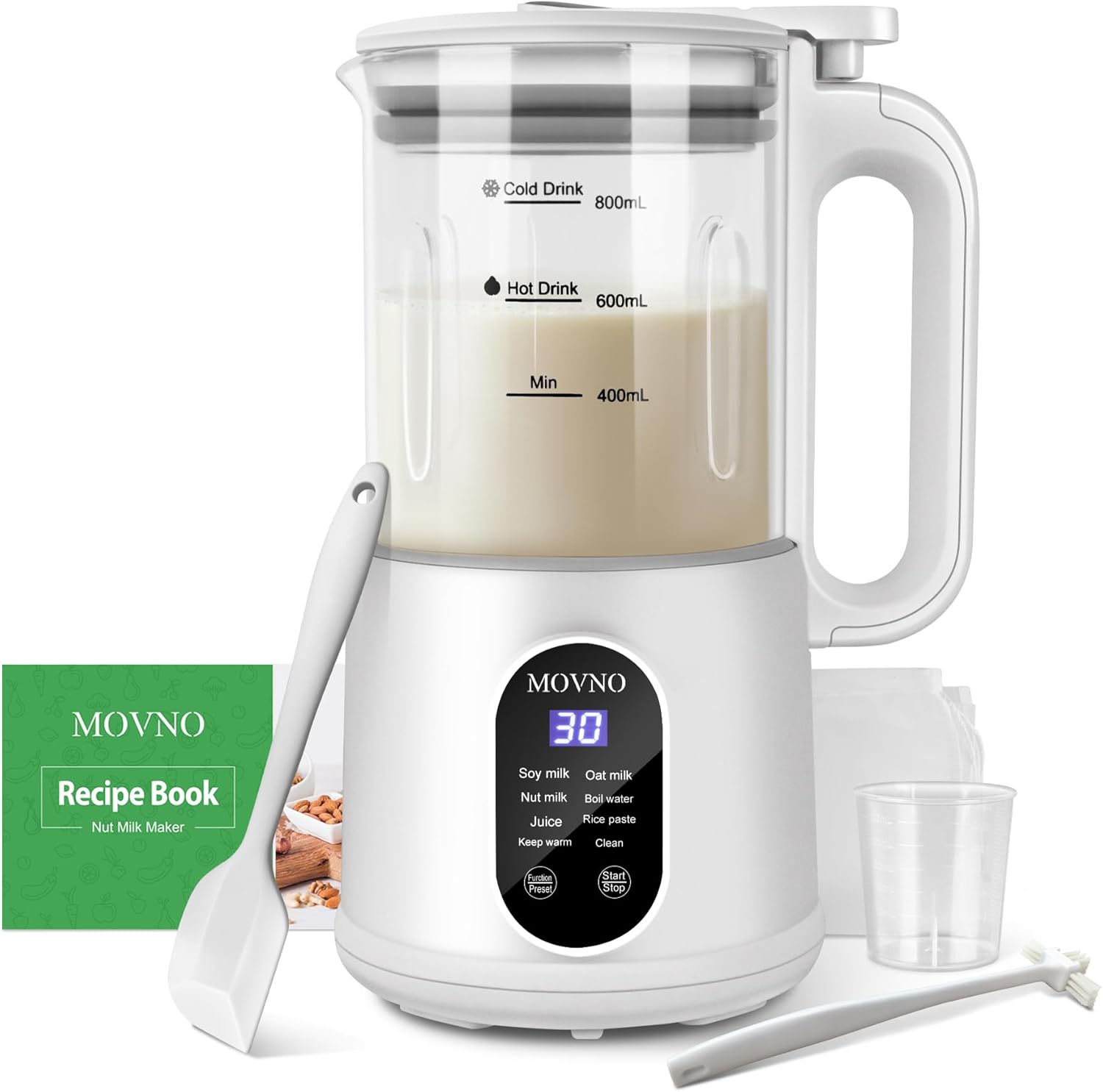 8-in-1 Nut Milk Maker with Delay Start - MOVNO