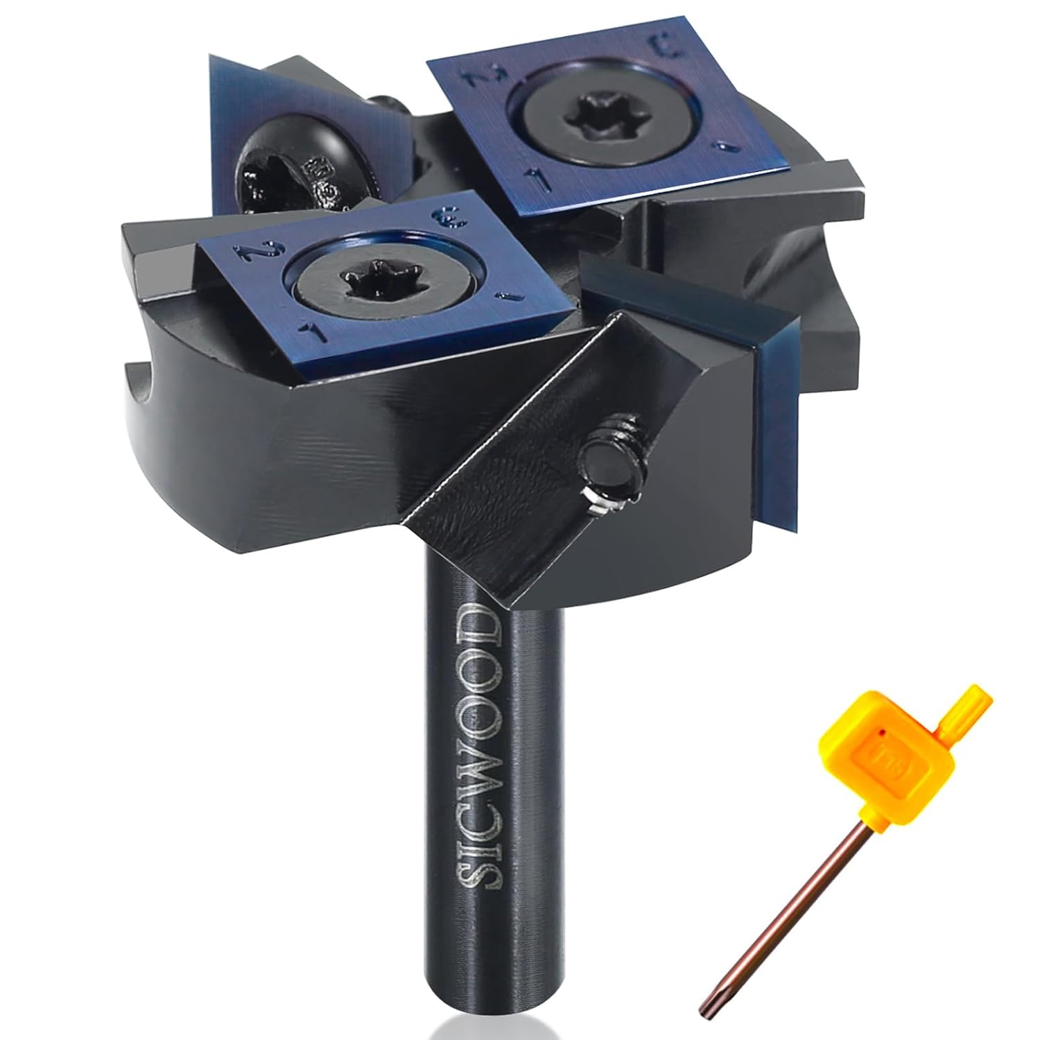 DLC Coated Slab Flattening Router Bit for Precision Woodworking