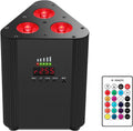 Rechargeable Stage Par Light - Battery Powered RGBW Par Light