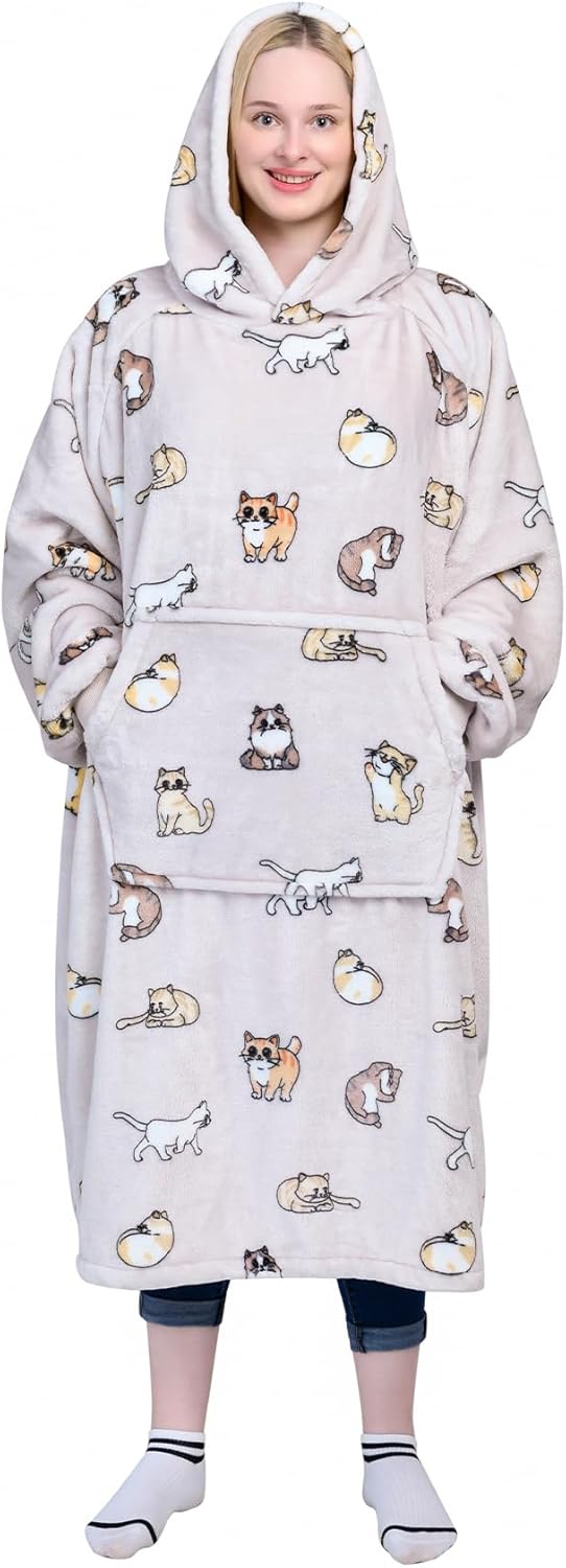 Waitu Wearable Blanket Hoodie for Ultimate Comfort and Warmth
