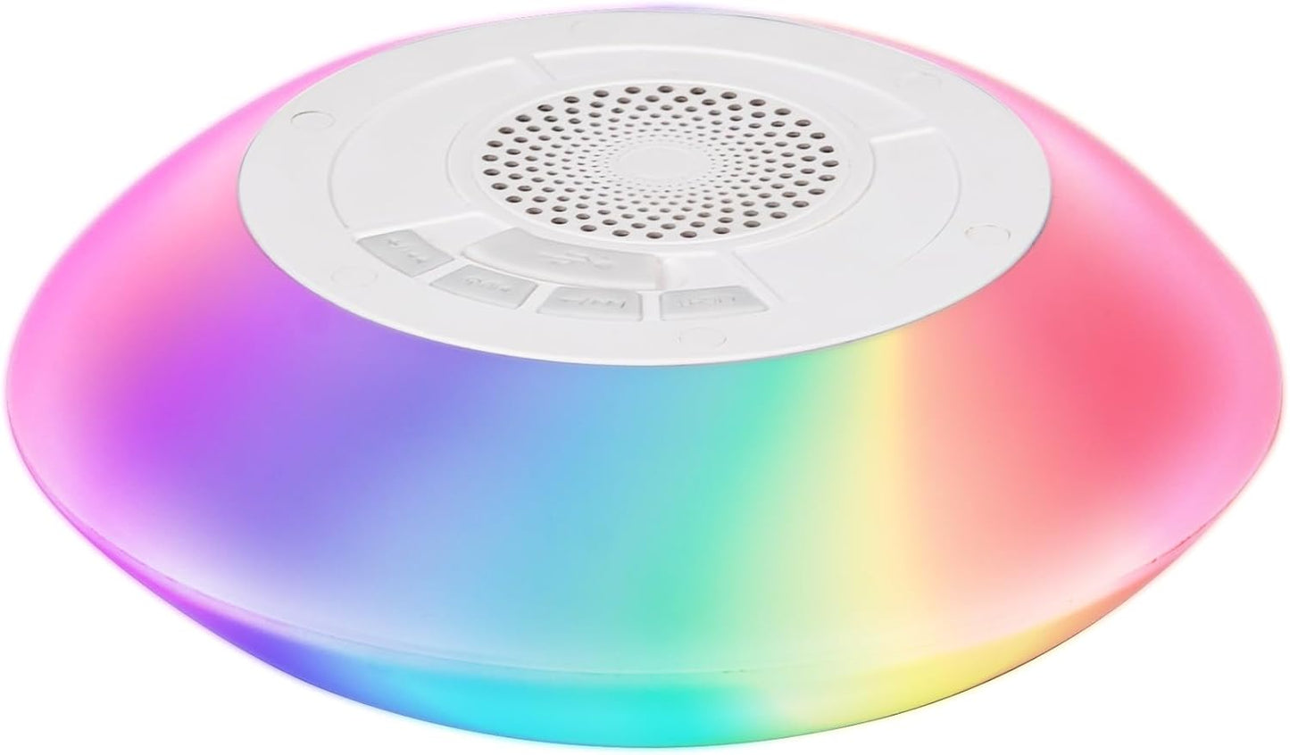 Vessena Waterproof Bluetooth Speaker - Colorful Lights, HD Sound, Hands-Free