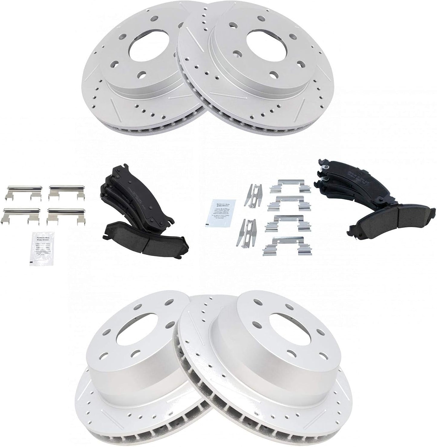 Premium Brake Pad & Rotor Kit for Cadillac and Chevrolet Vehicles