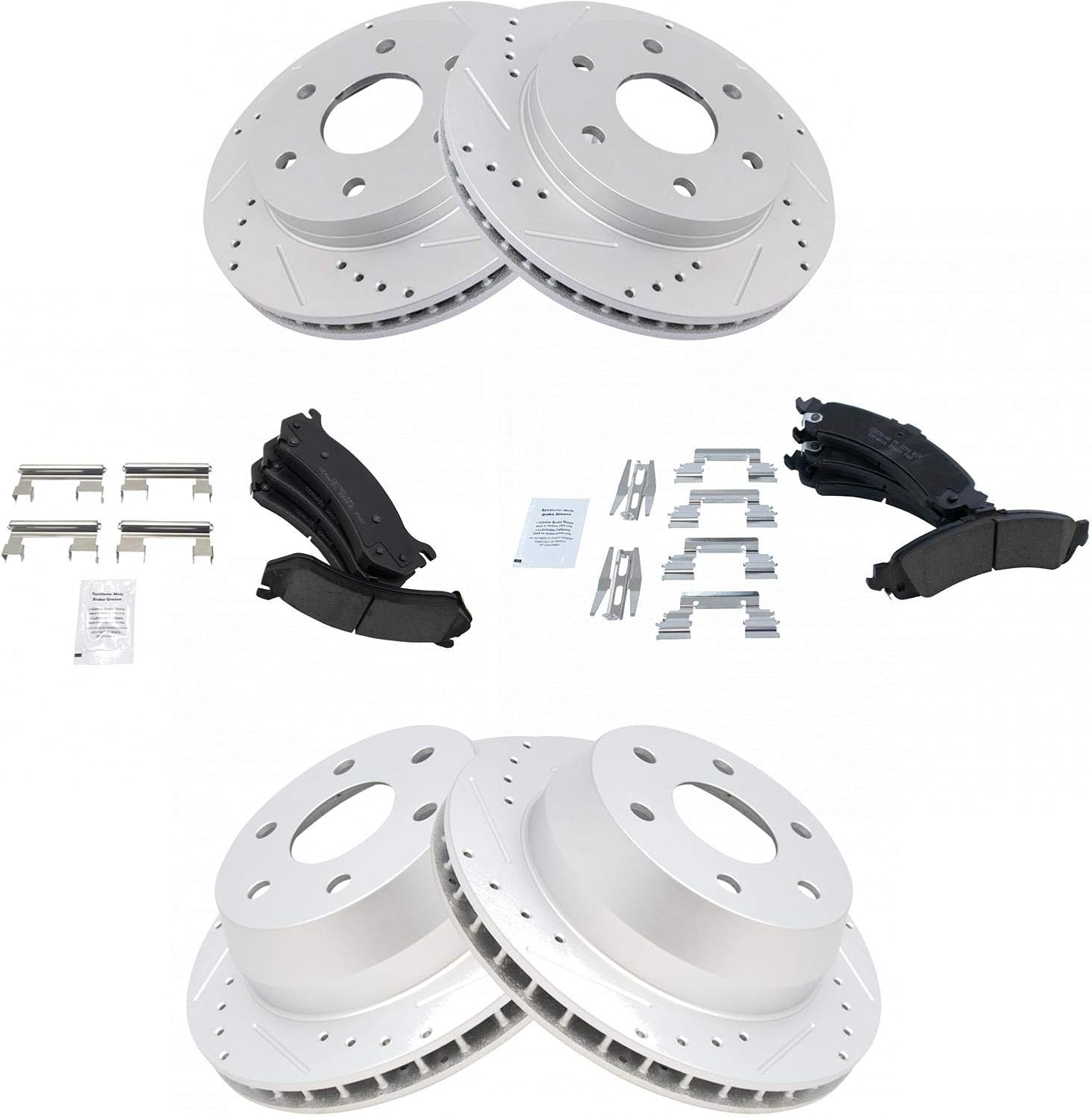 Premium Brake Pad & Rotor Kit for Cadillac and Chevrolet Vehicles