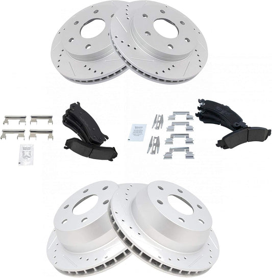 Premium Brake Pad & Rotor Kit for Cadillac and Chevrolet Vehicles