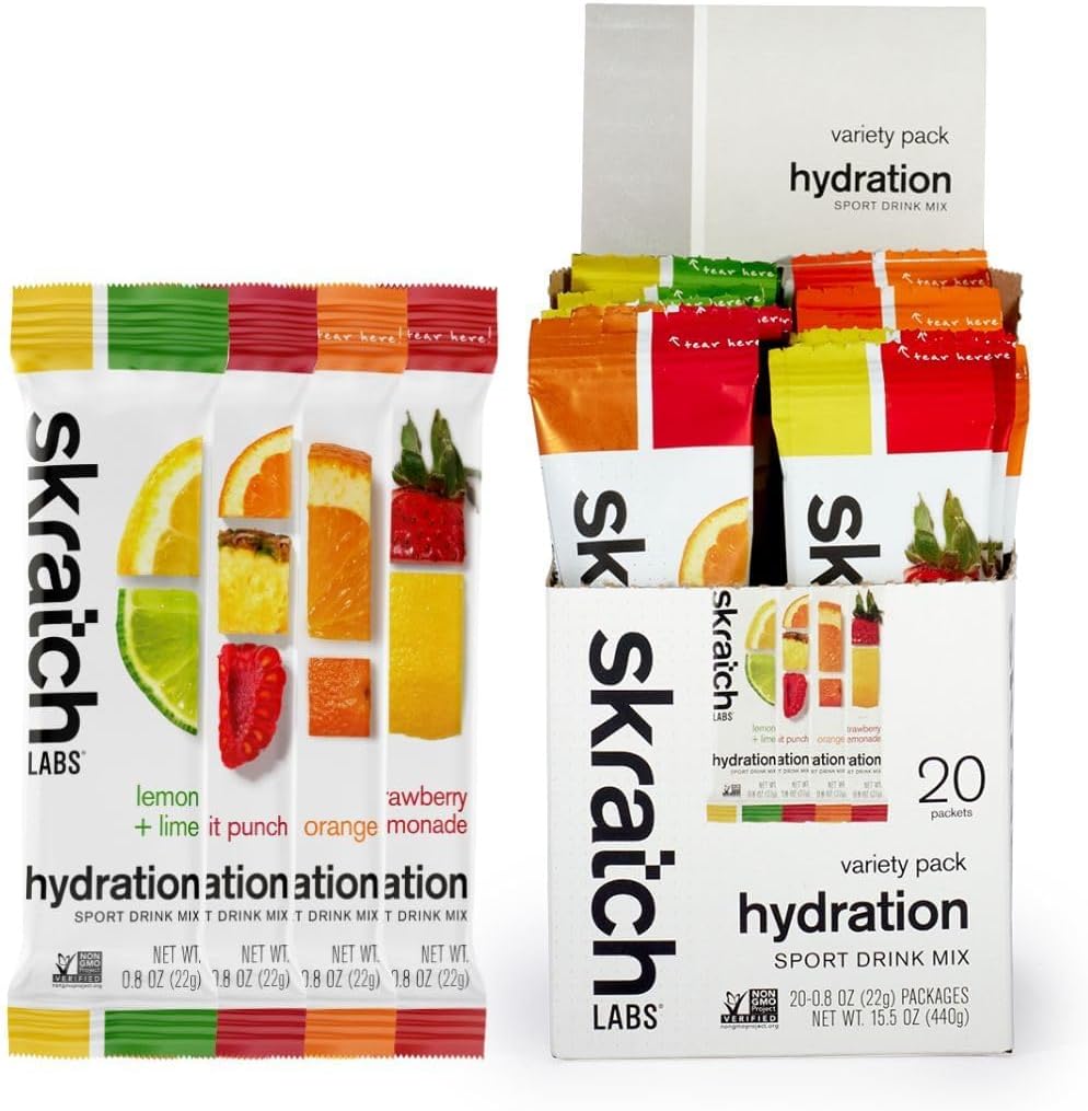 Skratch Labs Hydration Packets - Electrolyte Drink Mix Variety