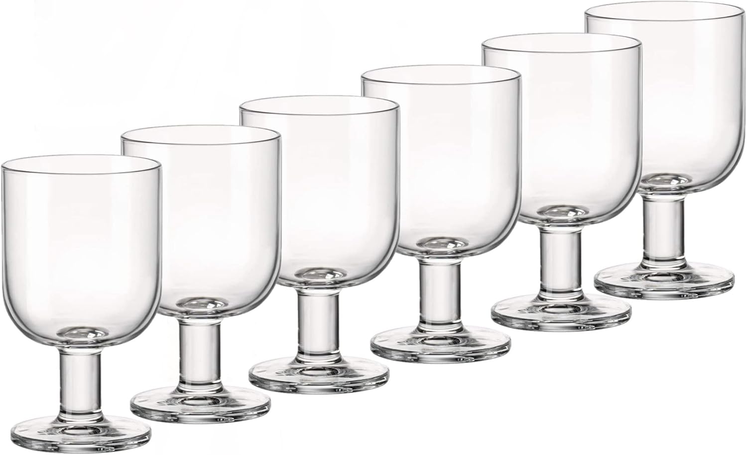 Bormioli Rocco Hosteria Set Of 6 Stackable Wine Glasses Review