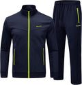 Men's 2 Piece Tracksuit Set - Full Zip Jogging Suit for Men