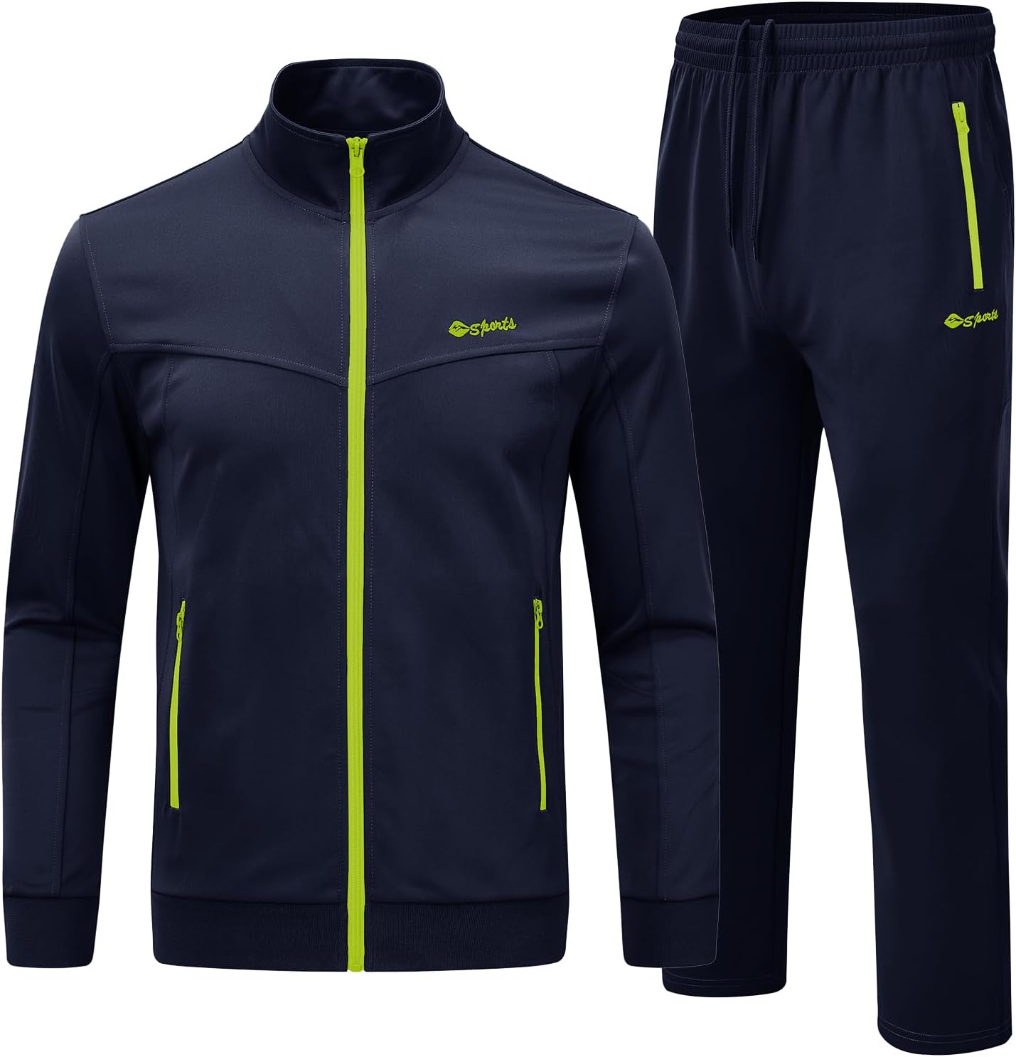 YSENTO Men's Tracksuits Outfits Set for Jogging and Training