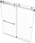 VITRA-200 56.5-59in x 78in Frameless Twinglide Shower Door - Tall 78in