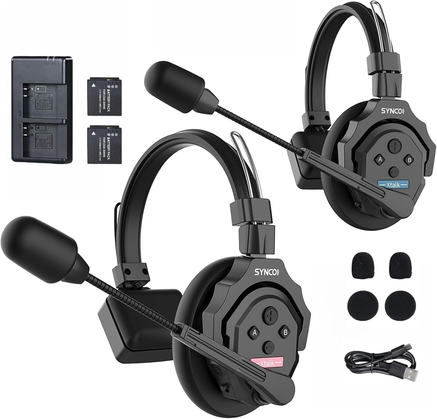 SYNCO XTALK X2 Wireless Intercom Headset System for Live Shows