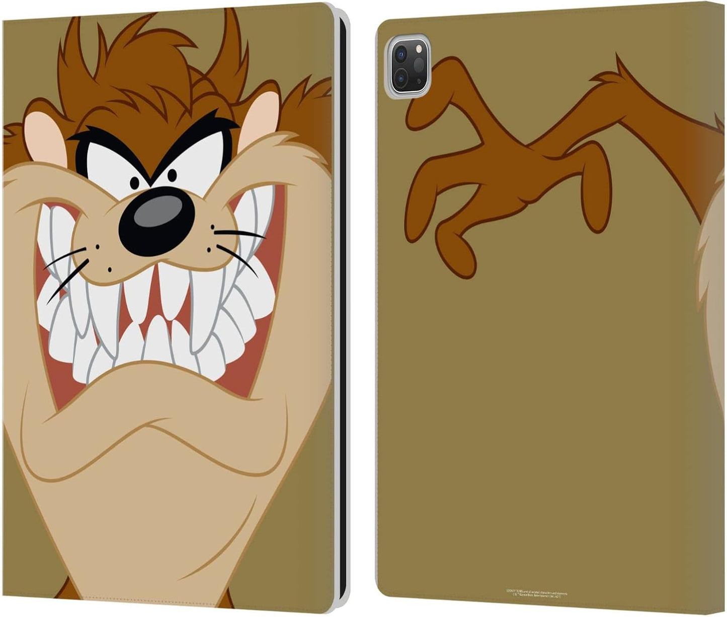Looney Tunes Tasmanian Devil Leather Wallet Case for iPad Pro