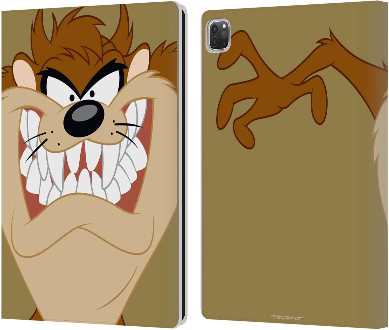 Looney Tunes Tasmanian Devil Leather Wallet Case for iPad Pro