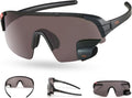 TriEye Cycling Glasses with Rear-view Mirror for Safer Rides