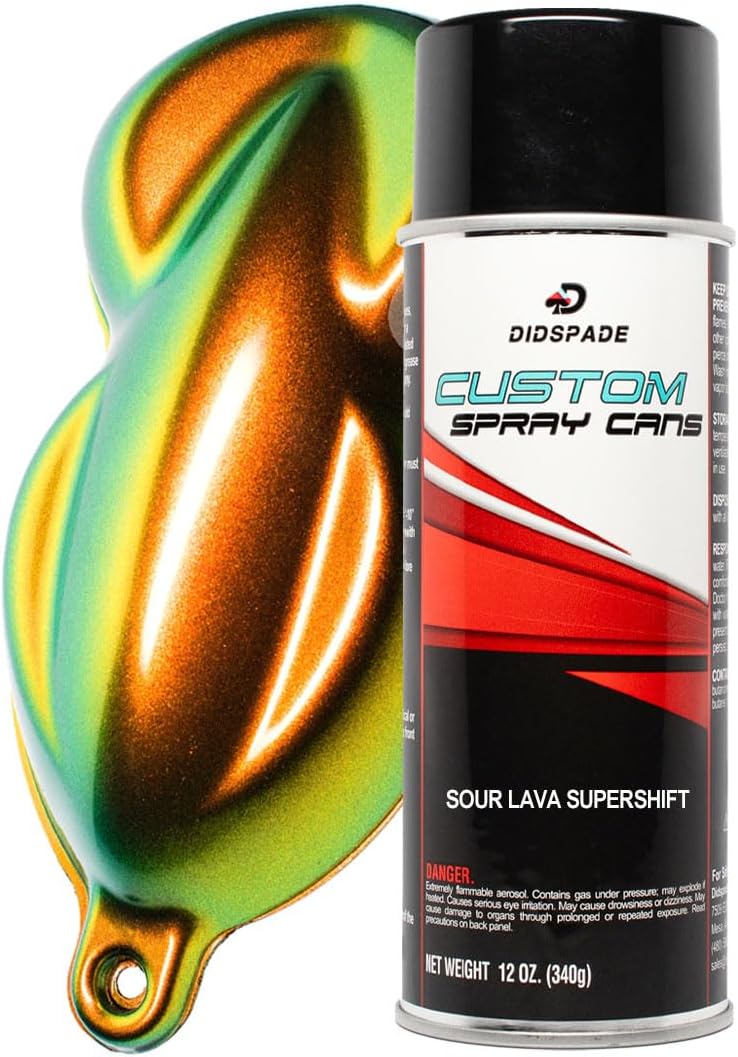 Chameleon Spray Paint for Cars, Bikes, and Wheels - Sour Lava