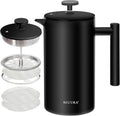 Secura French Press Coffee Maker 34 oz - Insulated, Double Filter