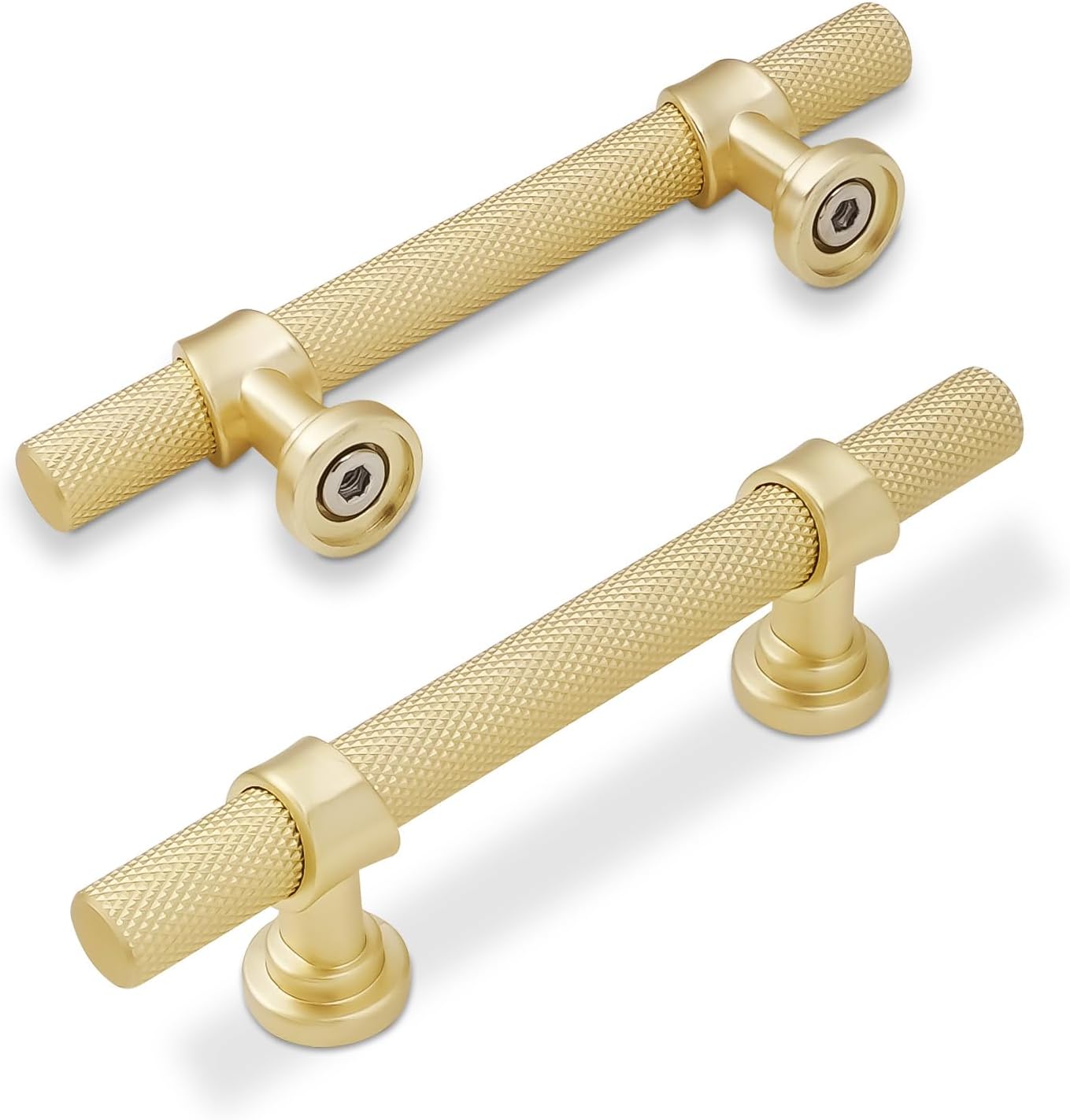 10 Pack 3 Inch Brushed Gold Cabinet Pulls for Stylish Kitchens