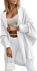 Miladusa Oversized Cardigans for Women - Cozy Fall Long Cardigan