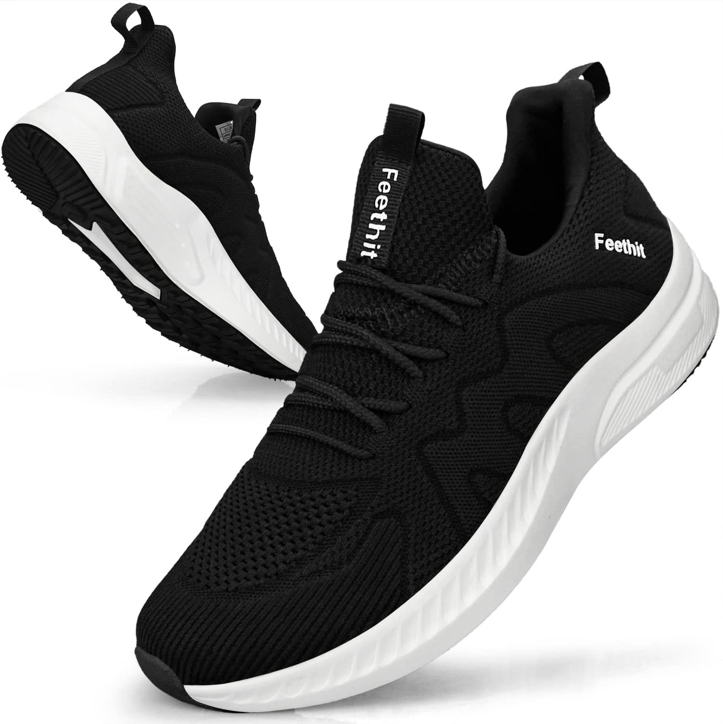 Feethit Mens Non Slip Walking Sneakers for All Day Comfort