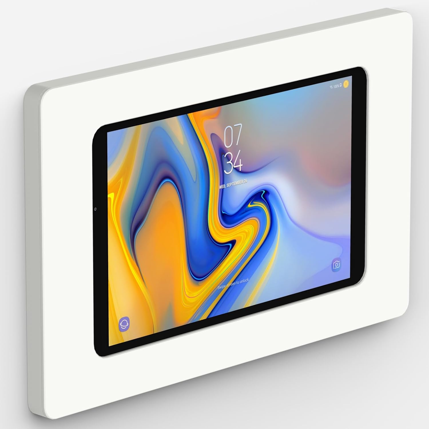 VidaMount White On-Wall Tablet Mount for Samsung Galaxy Tab A 10.5