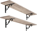 DINZI LVJ Long Wall Shelves Set of 2 for Stylish Storage