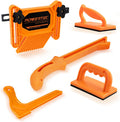 POWERTEC Tandem Featherboard and Push Sticks Set - Improve Safety