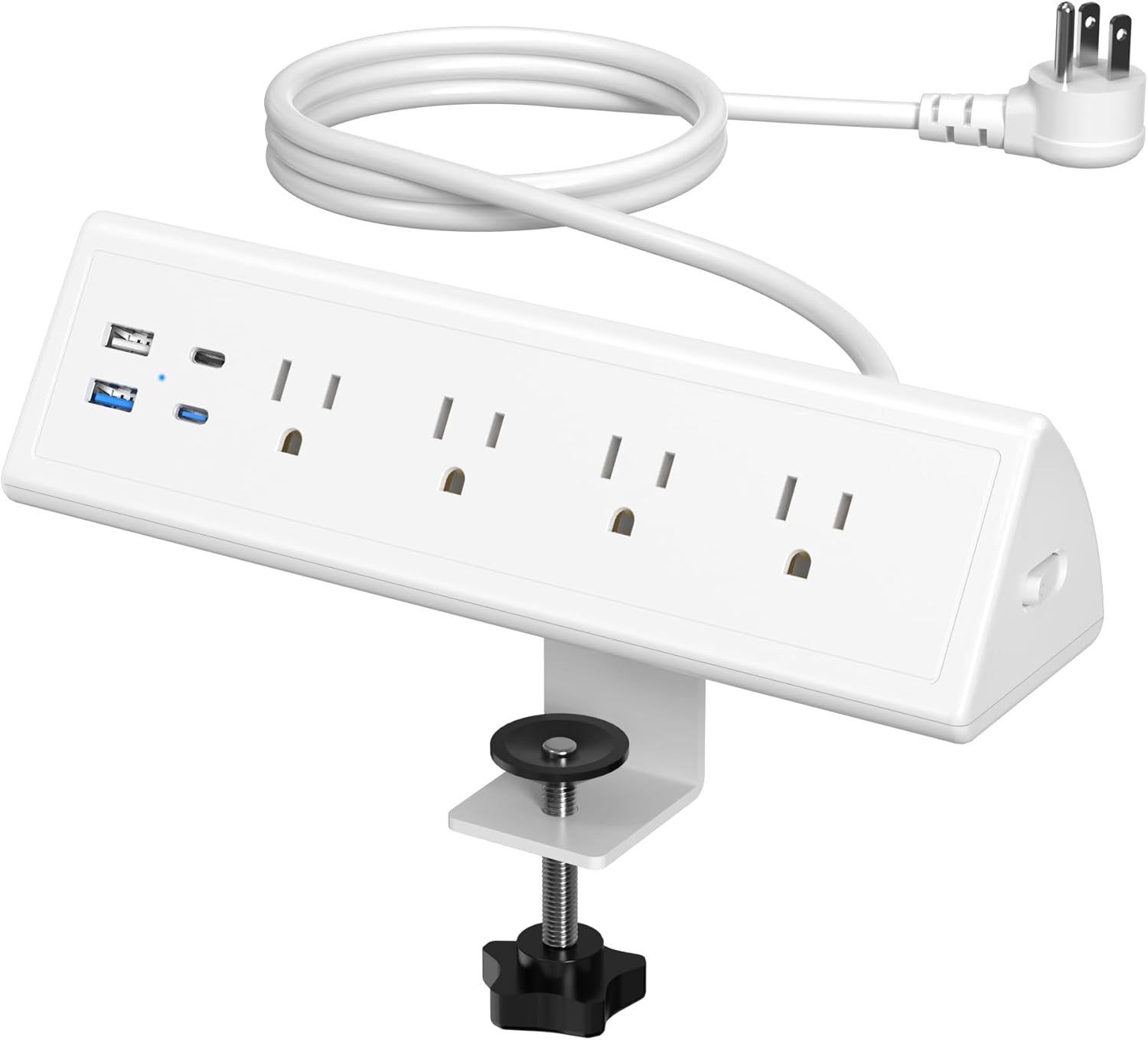 Jgstkcity Desk Clamp Power Strip with Fast Charging Station
