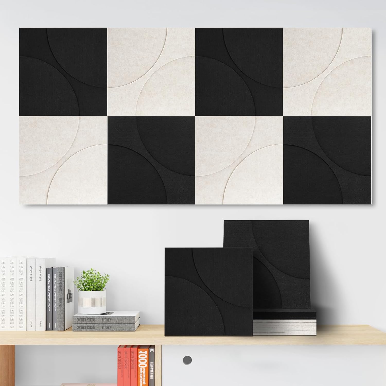 8 Pack Acoustic Panels for Soundproofing and Home Decor