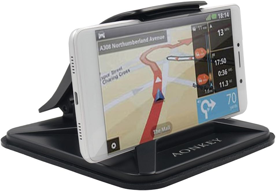 Universal Dashboard Cell Phone Holder - Hands-Free Driving