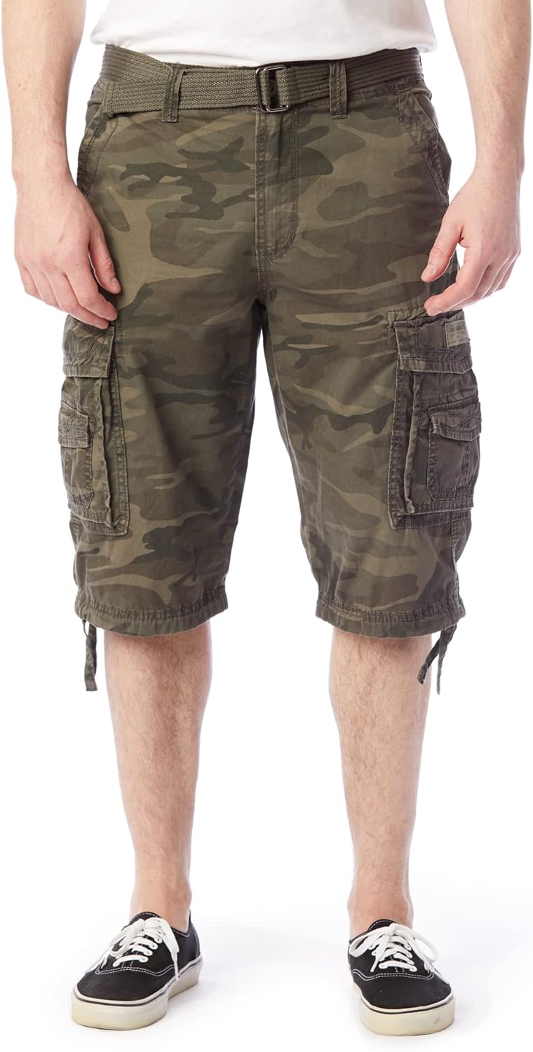 Unionbay Men's Cordova Belted Messenger Cargo Short Review