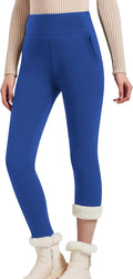 Hixiaohe Women's Warm Sherpa Fleece Leggings for Casual Comfort