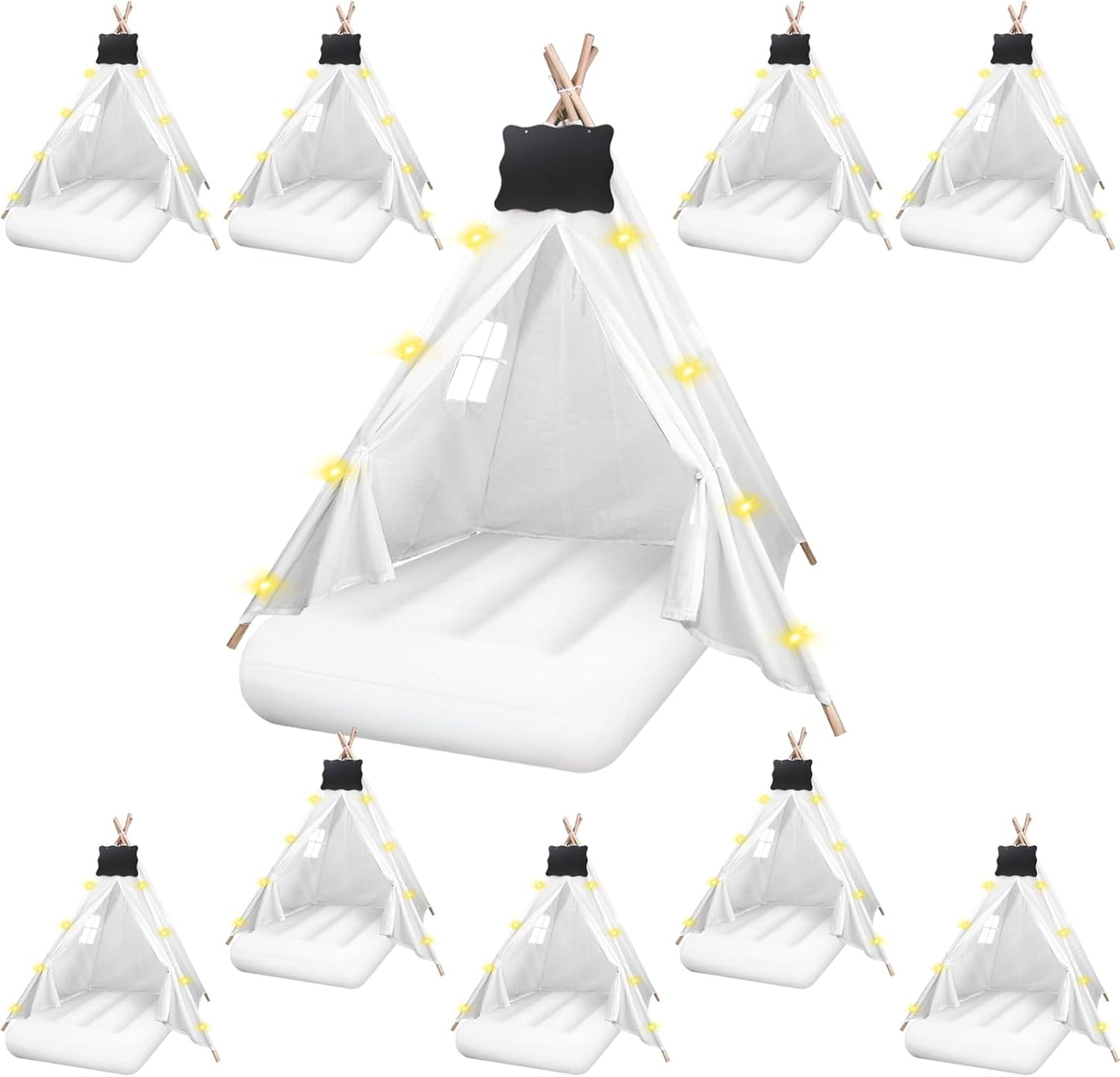 Ultimate Kids Teepee Slumber Set - Indoor Outdoor Fun!
