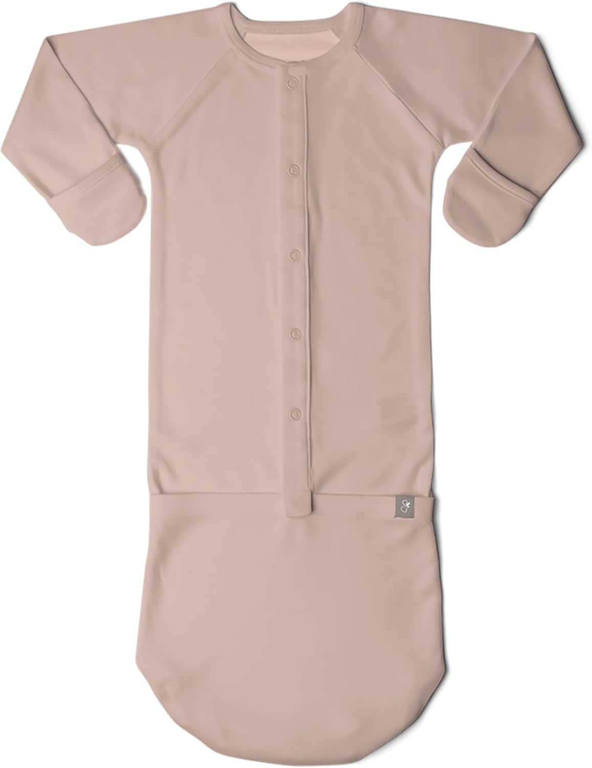 goumikids Convertible Baby Gown for Easy Diaper Changes