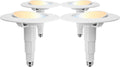 Jolux 4 Pack 5/6 Inch 5CCT LED Gimbal Retrofit Downlight - Adjustable