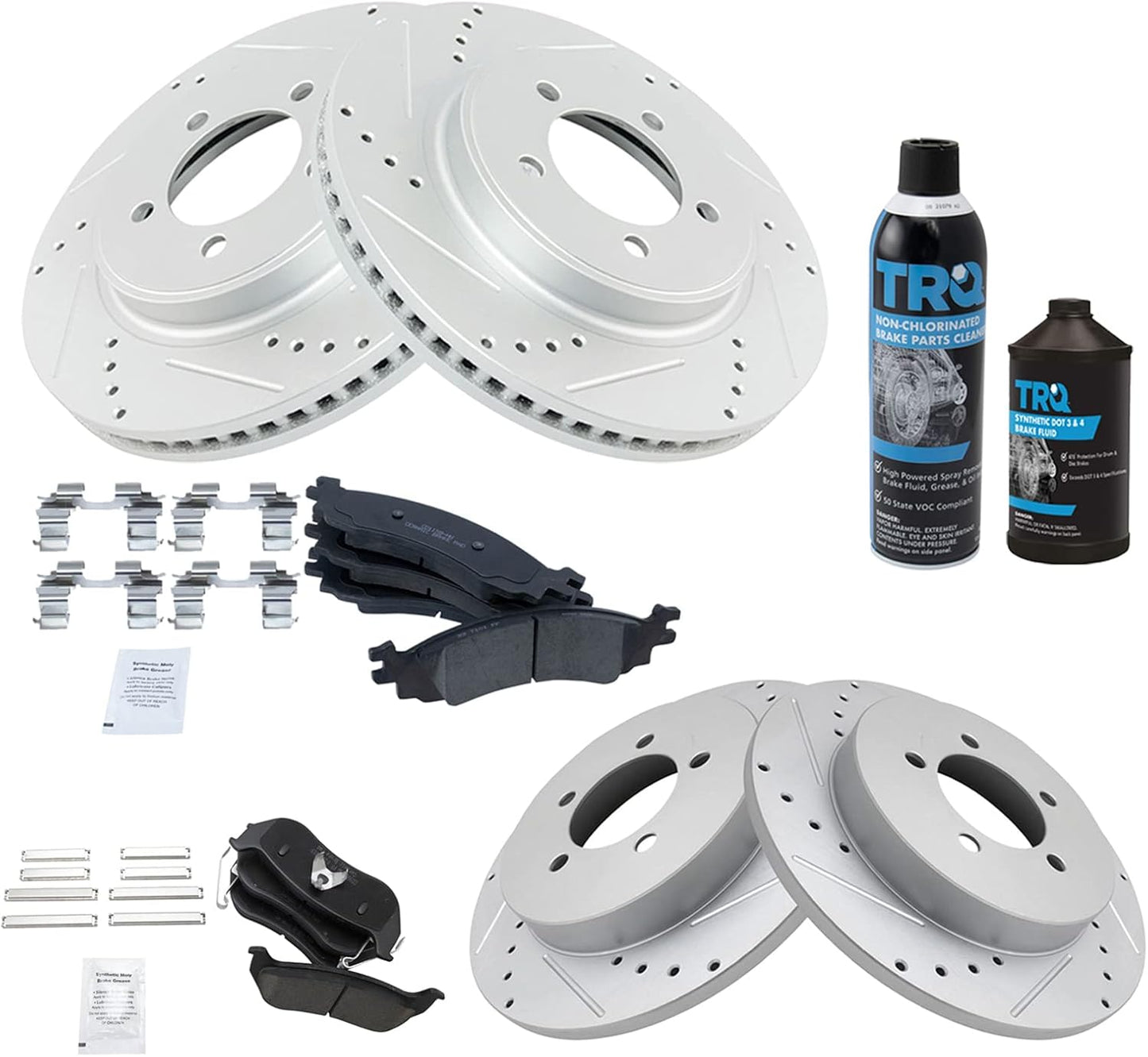 Performance Ceramic Brake Pad & Rotor Kit for Ford Explorer