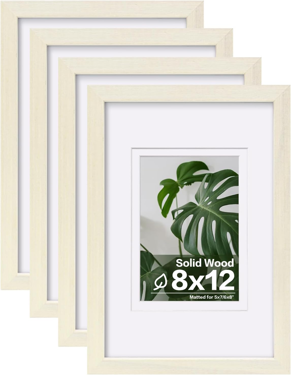 Egofine 8x12 Picture Frames Set of 4 for Home Decor