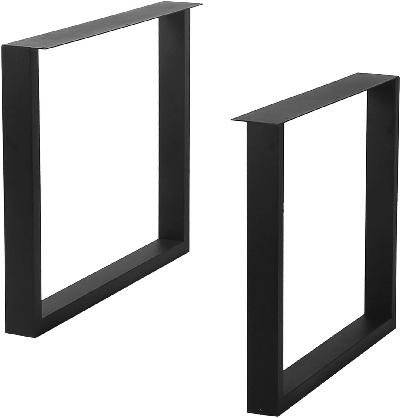 MBQQ Rustic Square Tube Table Legs for Industrial Style Furniture