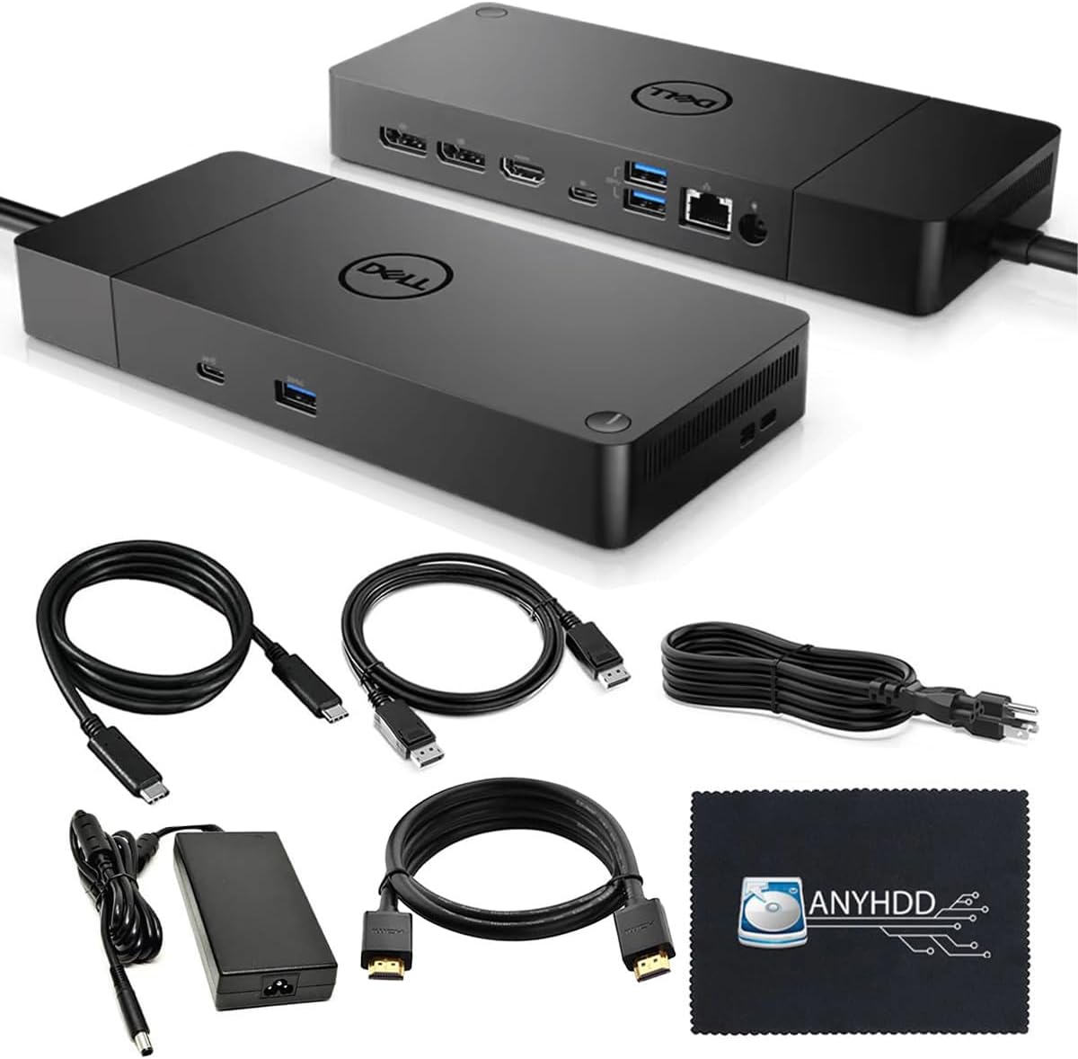 Dell WD19S Docking Station Bundle for Dual Monitor Setup