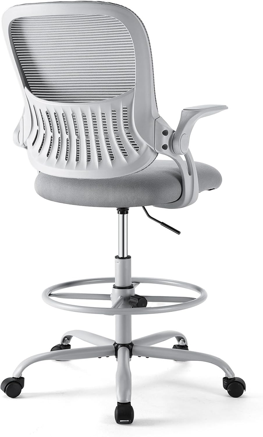 DUMOS Drafting Chair for Standing Desk with Adjustable Features