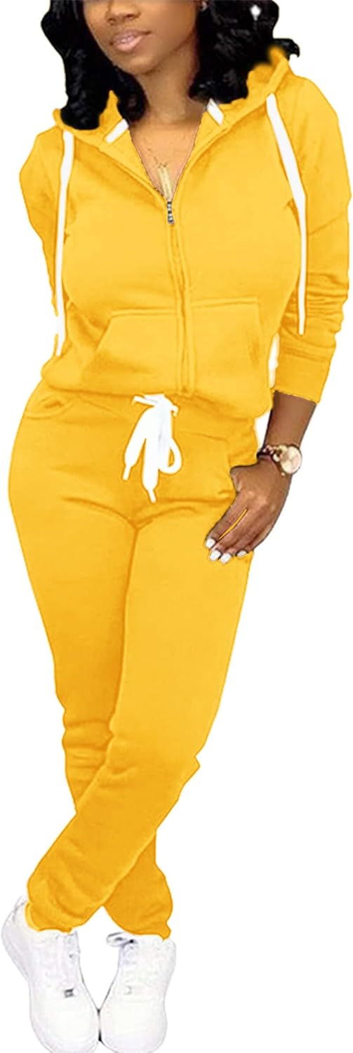 CLOCOR Track Suits for Women - Stylish Casual 2 Piece Set
