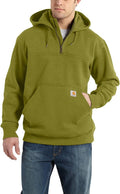 Carhartt men's durable quarter-zip sweatshirt featuring Rain Defender