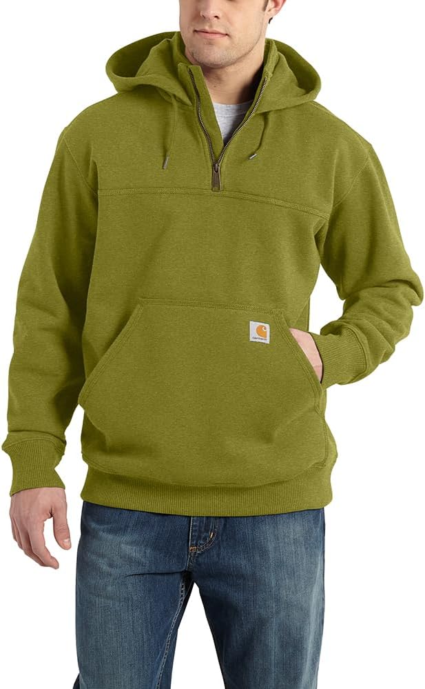 Carhartt mens Rain Defender Heavyweight Quarter-zip Sweatshirt