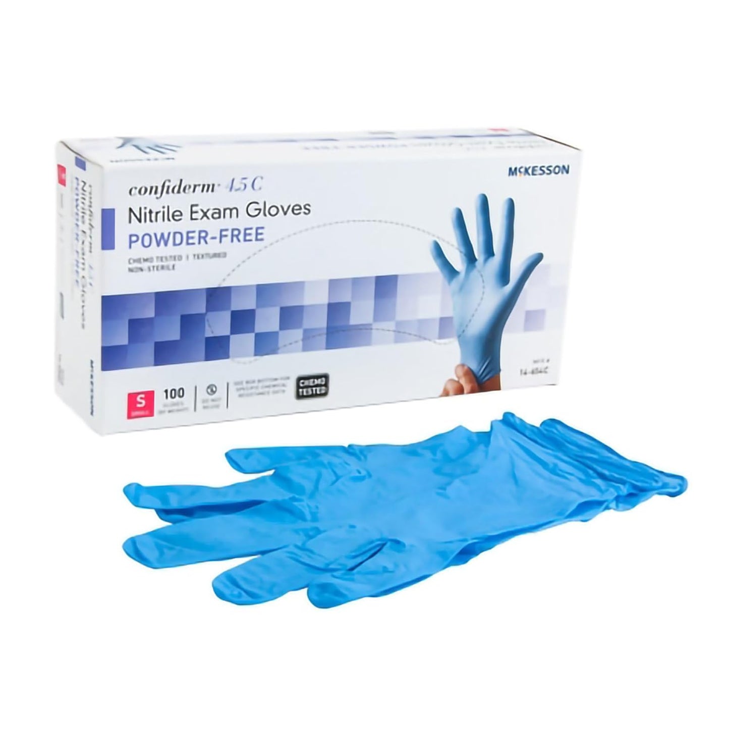 McKesson Confiderm 4.5C Nitrile Exam Gloves for Safety and Comfort