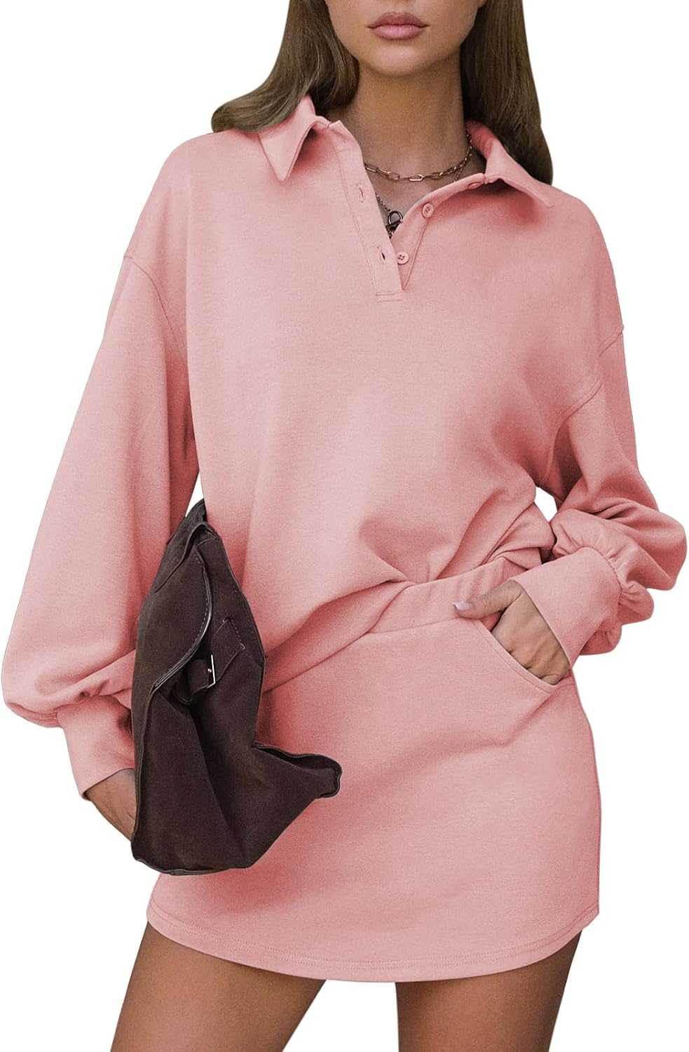 EXLURA Women Two Piece Sets for Casual Fall Workout Style