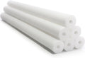 Jumbo Pool Noodles 6 Pack White 55 in - Big Buoyancy for Adults