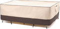 Patio Table Cover 86W x 44D x 27.5H - Waterproof, UV Resistant