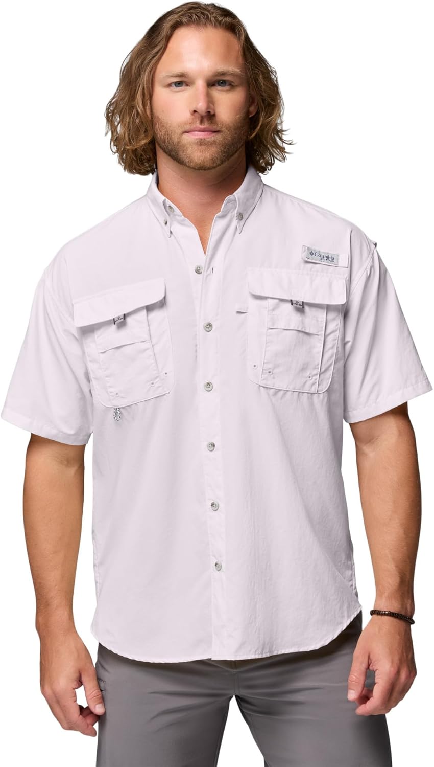 Columbia Men's PFG Bahama II Short Sleeve Shirt for Anglers