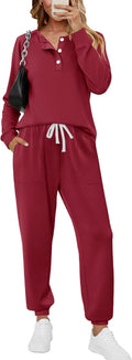 KISSMODA 2 Piece Sets for Women Sweatsuit Casual Tracksuits - Cozy any