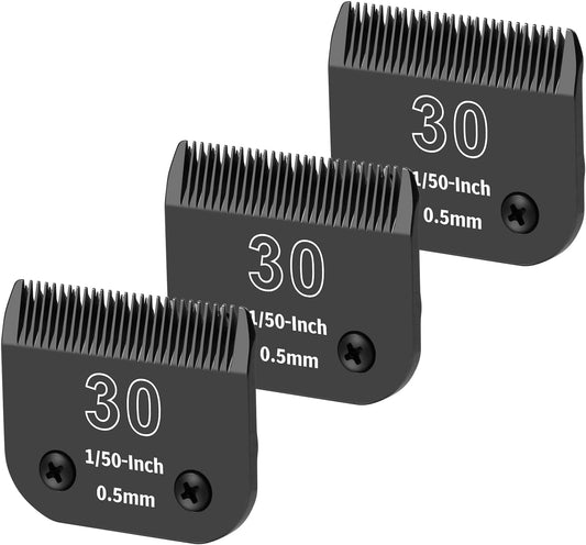 30# Detachable Dog Grooming Steel Blades for Andis and Wahl